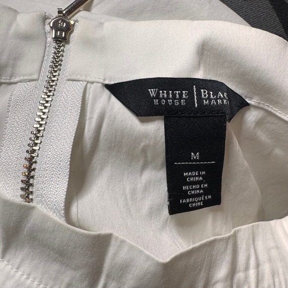 White House Black‎ Market Womens Off Shoulder Blouse Top Size M - Picture 4 of 7